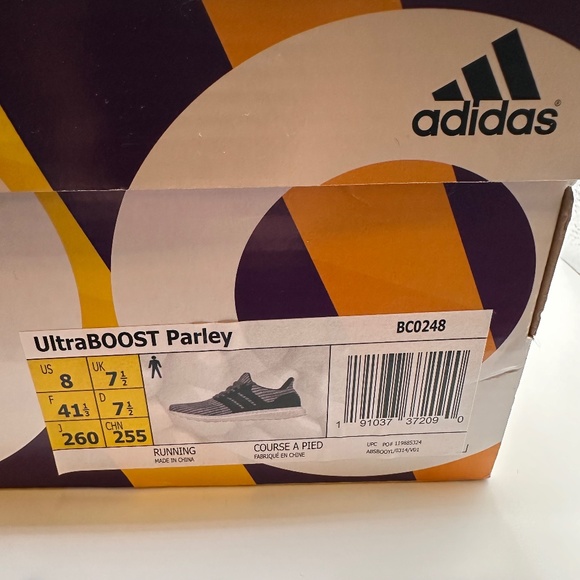 Adidas UltraBOOST Parley Running Shoes - Men's US 8 - Picture 7 of 9